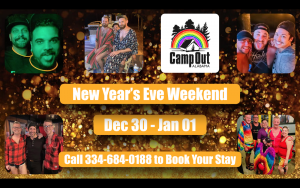 NEW YEAR&#039;S EVE WEEKEND AT CAMPOUT ALABAMA