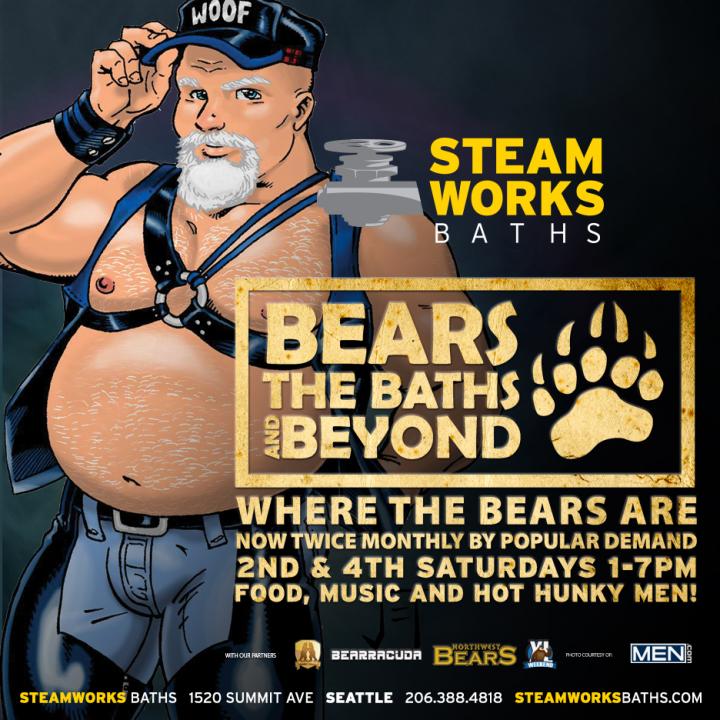 bareback_and_safe_sex, bears, steamworks baths seattle, summit avenue, seat...