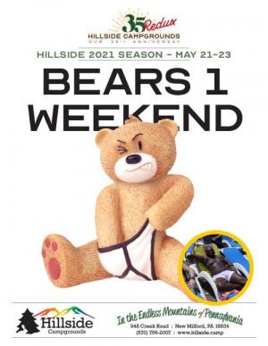 BEARS WEEKEND AT HILLSIDE CAMPGROUNDS