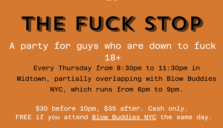 The Fuck Stop - THURSDAYS 8:30-11:00pm