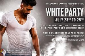 WHITE PARTY AT SAWMILL
