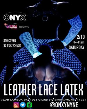 LEATHER LACE LATEX BY ONYX