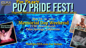 PozPrideFest party in Palm Springs, CA