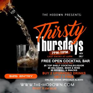Thirsty Thursdays @thehodown