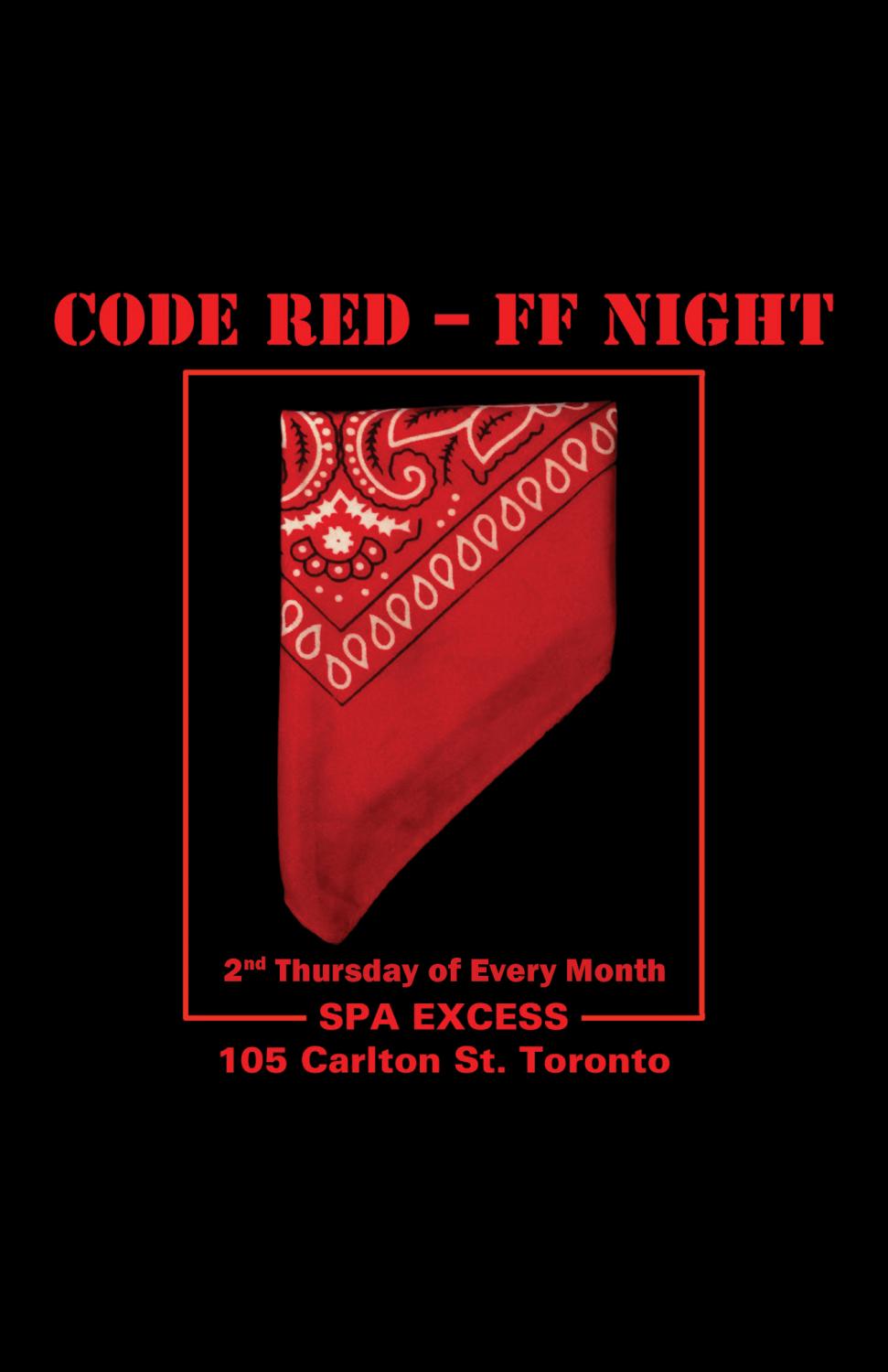 Code Red Ff Night Event Information Wicked Gay Parties Group Sex Party Listings