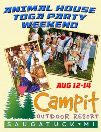 ANIMAL HOUSE TOGA PARTY WEEKEND AT CAMPIT