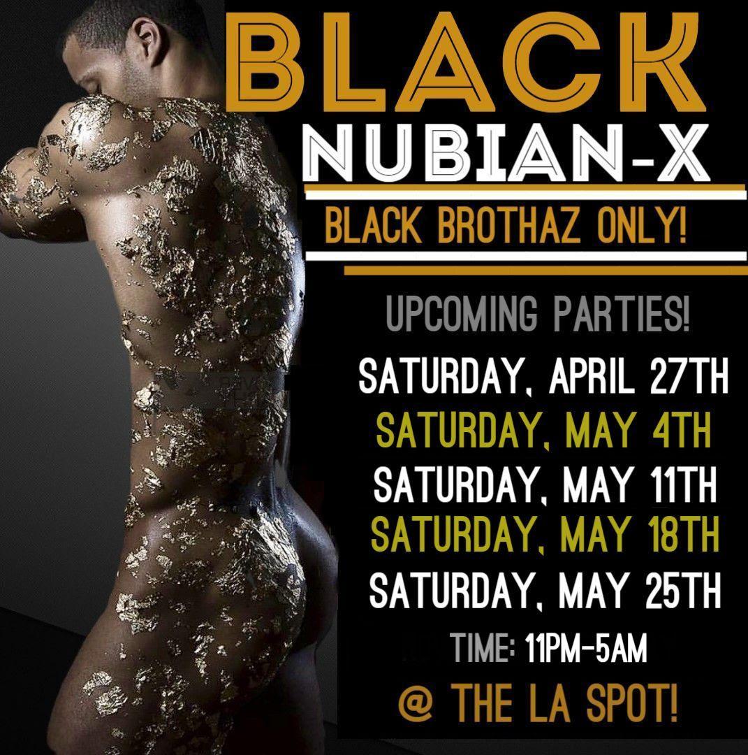 BLACK NUBIAN-X - Event Information - Wicked Gay Parties - Group Sex Party  Listings