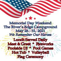 MEMORIAL DAY WEEKEND AT THE RIVER&#039;S EDGE CAMPGROUND